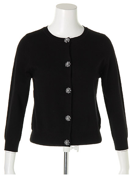 フラワービジューカーディガン