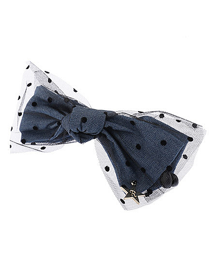 チュール重ねリボンバナナクリップ