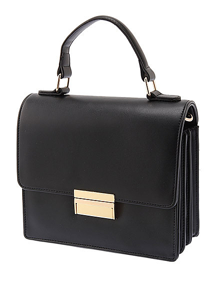 配色スクエアバッグ