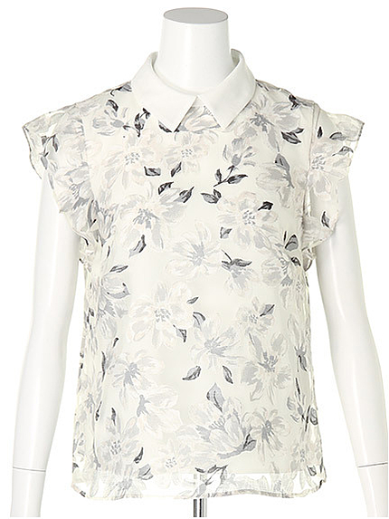 オパールフラワーブラウス