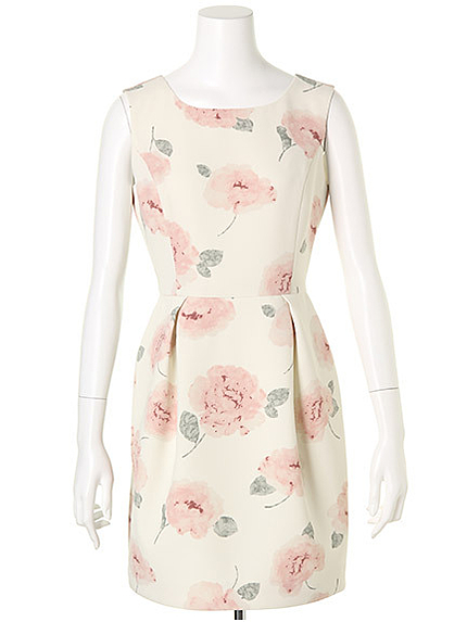 ふんわりフラワーワンピース