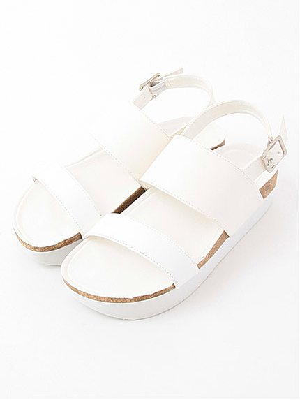 厚底ベルトサンダル