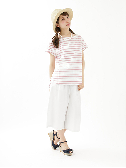 【Special Price】ボーダーTブラウス