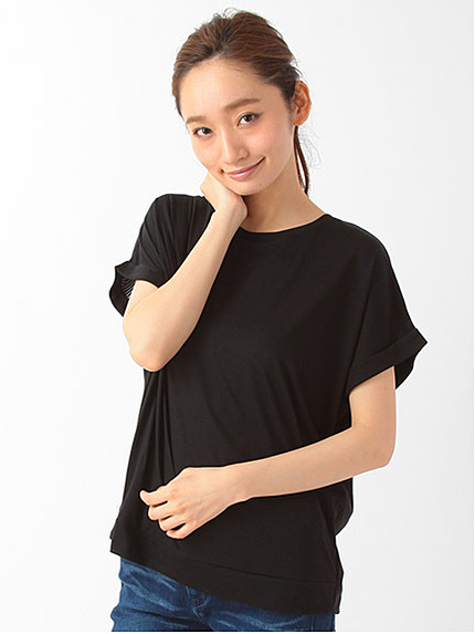 ・バックスリットドルマンプルオーバー