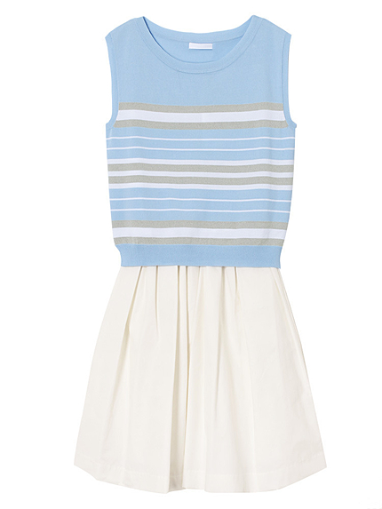 コットンボーダーセットONEPIECE