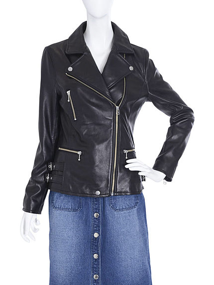 ラムレザーライダースジャケット【2015秋新作】