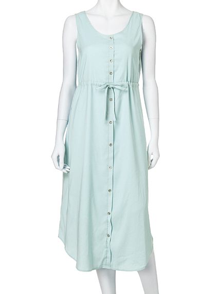 【DUO】サテンロングワンピース