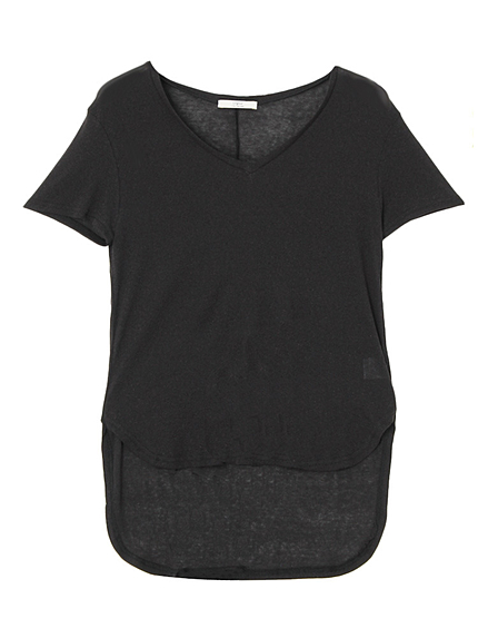 ガーゼフライスVネックTee