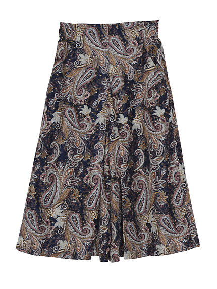 ペイズリーガウチョパンツ【2015秋新作】