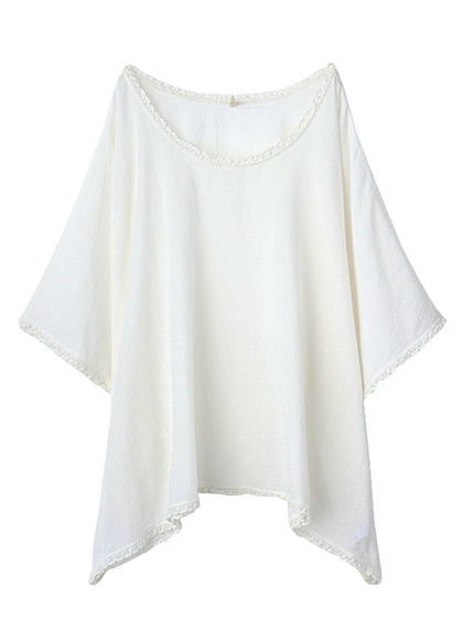 楊柳ガーゼチュニック