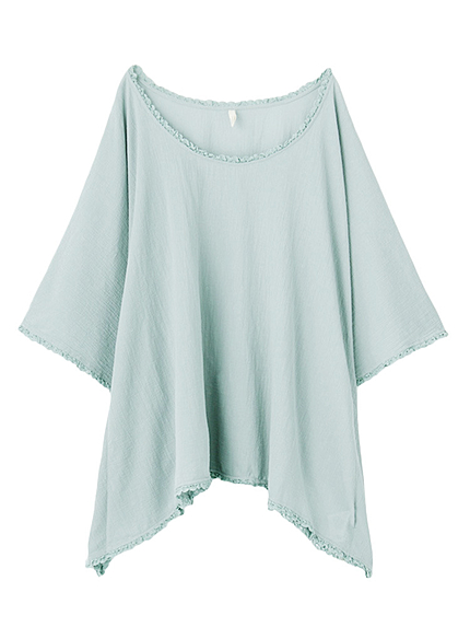 楊柳ガーゼチュニック