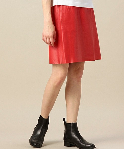 BY AVELON レザースカート