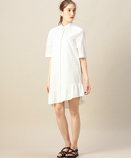 BY THAKOON addition ヘムフリルワンピース