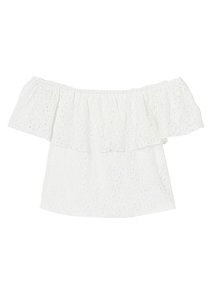 オフショルレーストップス