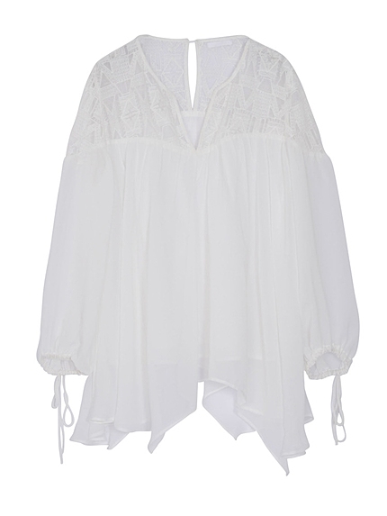 ペザントボリュームブラウス【2015秋新作】