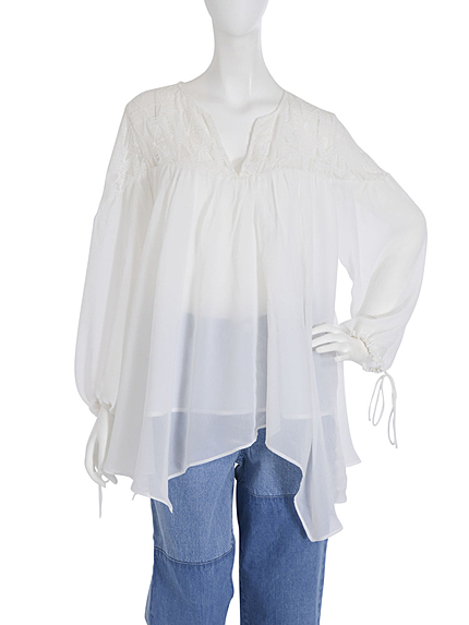 ペザントボリュームブラウス【2015秋新作】