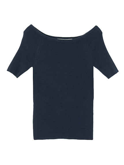 オフショルショートスリーププルオーバー