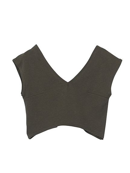 ポイントカーブシンプルトップス