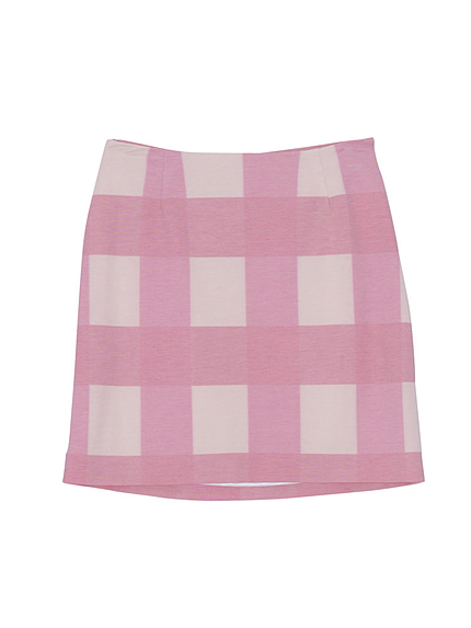 グリートチェックタイトスカート