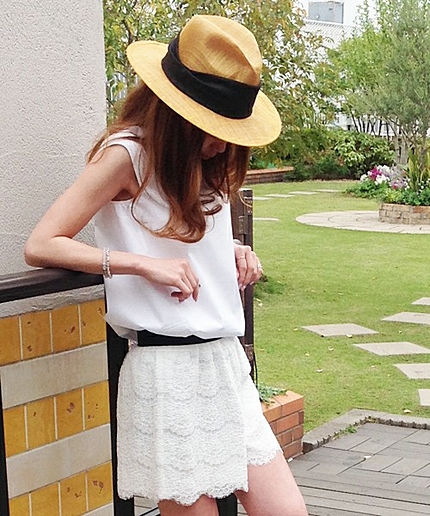 CASSELINI LINEN つば広 / HAT / 帽子 / キャセリーニ / ぼうし / リゾート / ボウシ / ハット