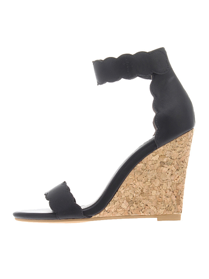 フラワーカットコルクサンダル