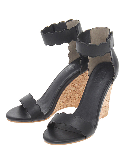 フラワーカットコルクサンダル