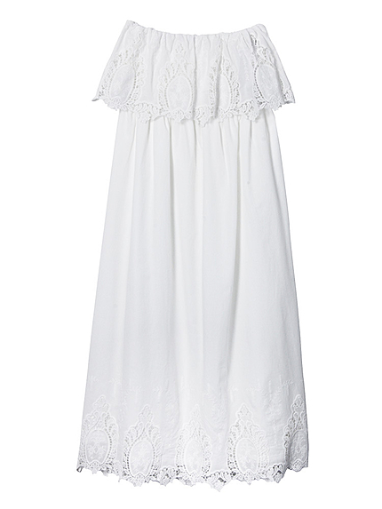 レースポイントマキシワンピース