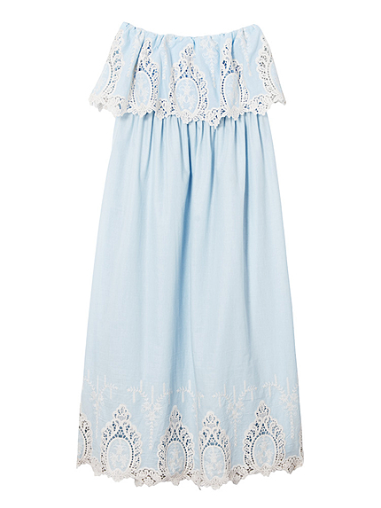 レースポイントマキシワンピース