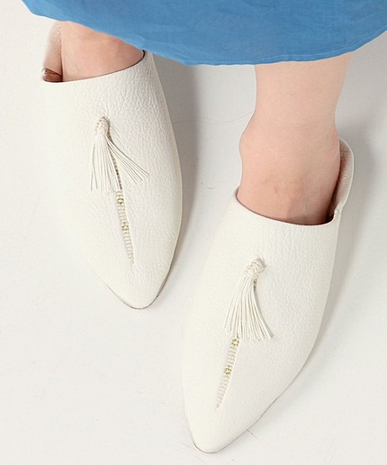 FM タッセル サンカクバブーシュ