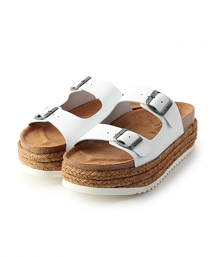 JEFFREY CAMPBELL 2ストラップジュートサンダル/BCJ/C 2ST JUTE SNDL40