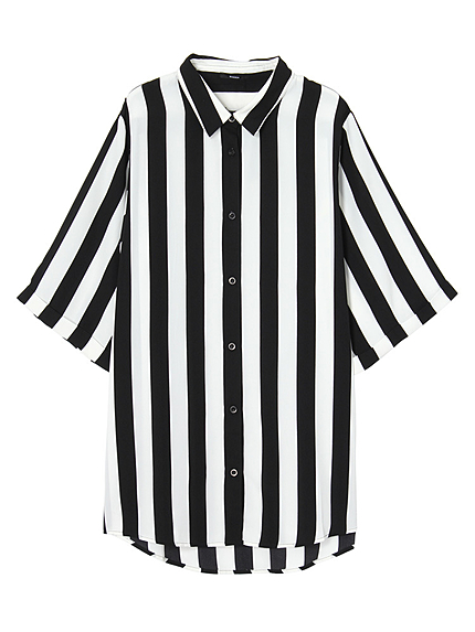 WIDE STRIPE シャツ
