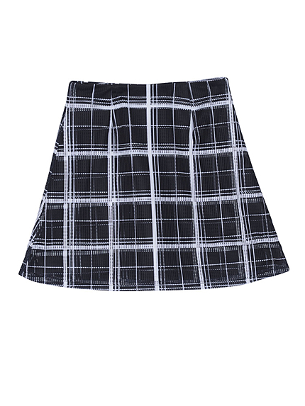 W CHECK スカート