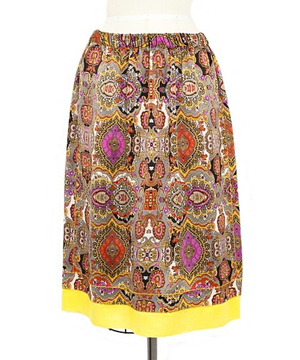DRAWER プリントスカート（エスニック）