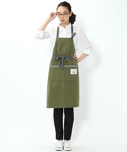 オリジナル ストライプエプロン