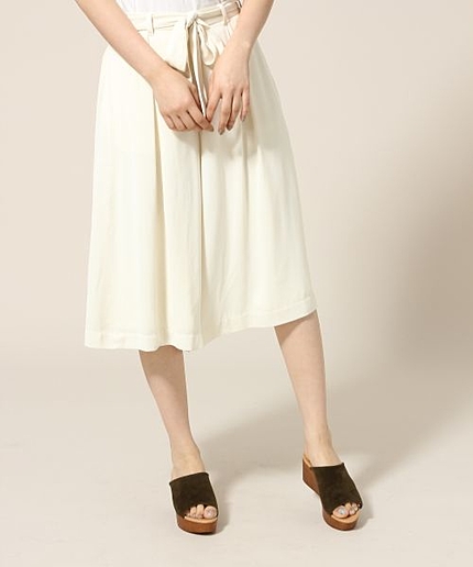 ジョーゼットタックガウチョパンツ