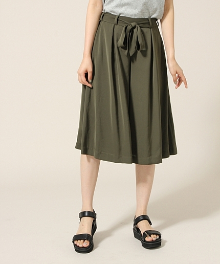 ★先行予約アイテム★ジョーゼットタックガウチョパンツ