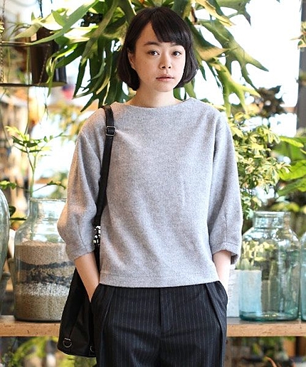 【予約商品】カット起毛変形プルオーバー