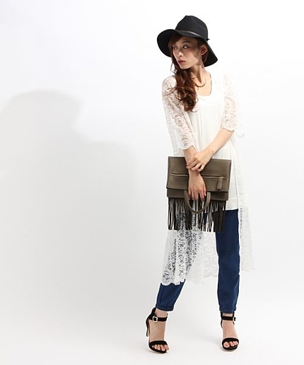 レースロングガウン