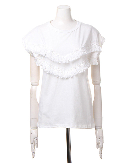 フリンジ／Tシャツ