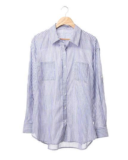 3WAY BIGストライプ／シャツ（ＯＵＴＬＥＴ）