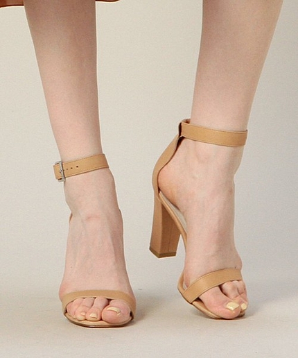 BY ELIN 1ストラップヒールサンダル