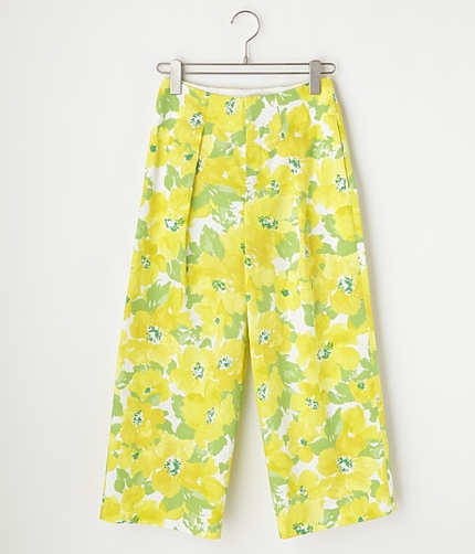 ビッグフラワーパンツ