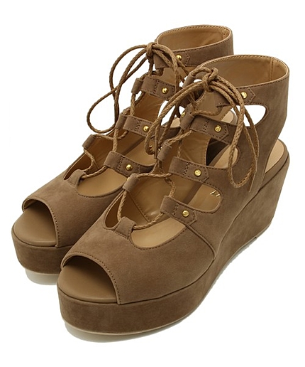 レースアップサンダルサンダル