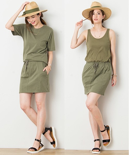 【VERY7月号掲載】ジャージーダイワンピース（セットアップ）