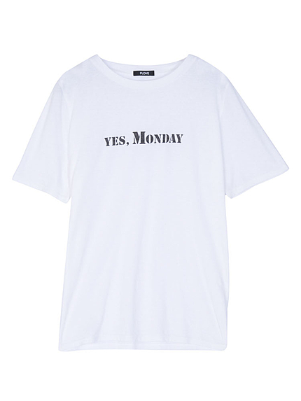 yes MondayロゴTEE