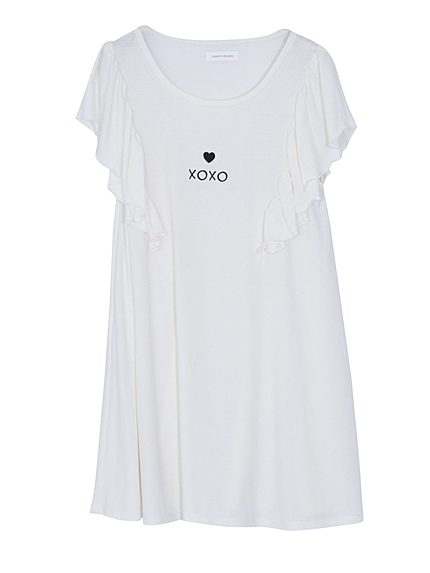 XOXOハートフリルワンピース