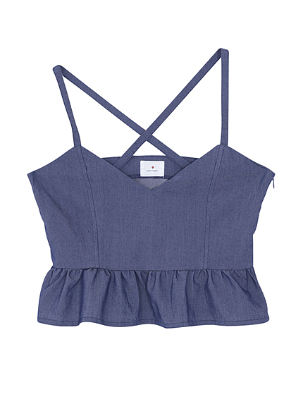 ペプラムキャミソール