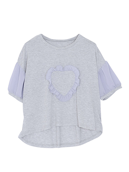 フリルハートTシャツ