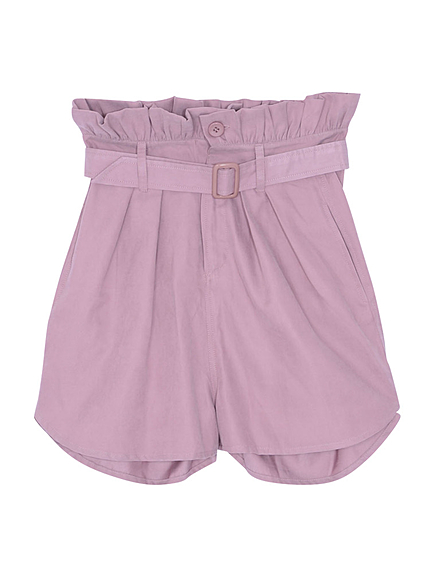 ベルトフリルショートパンツ
