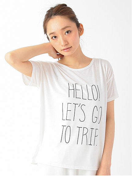 ロゴプリントTシャツ2